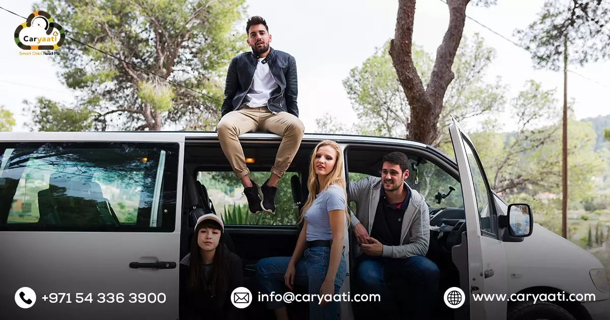 Family Friendly Fleet Rent a Van in Dubai with Caryaati