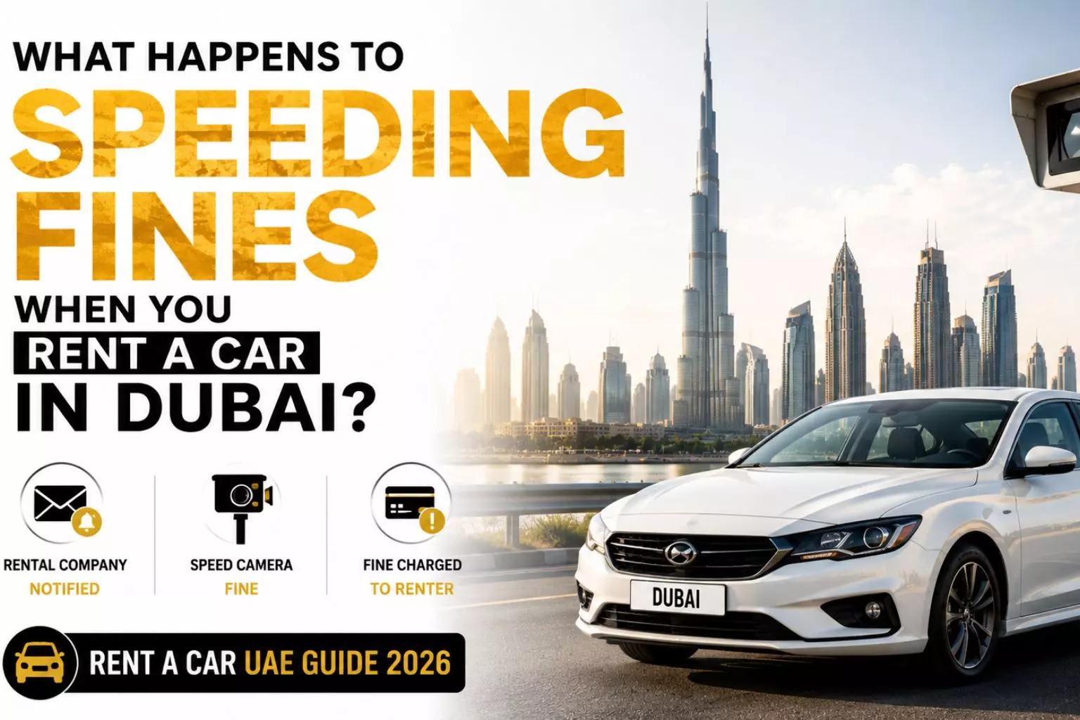 What Happens to Speeding Fines When You Rent a Car in Dubai?