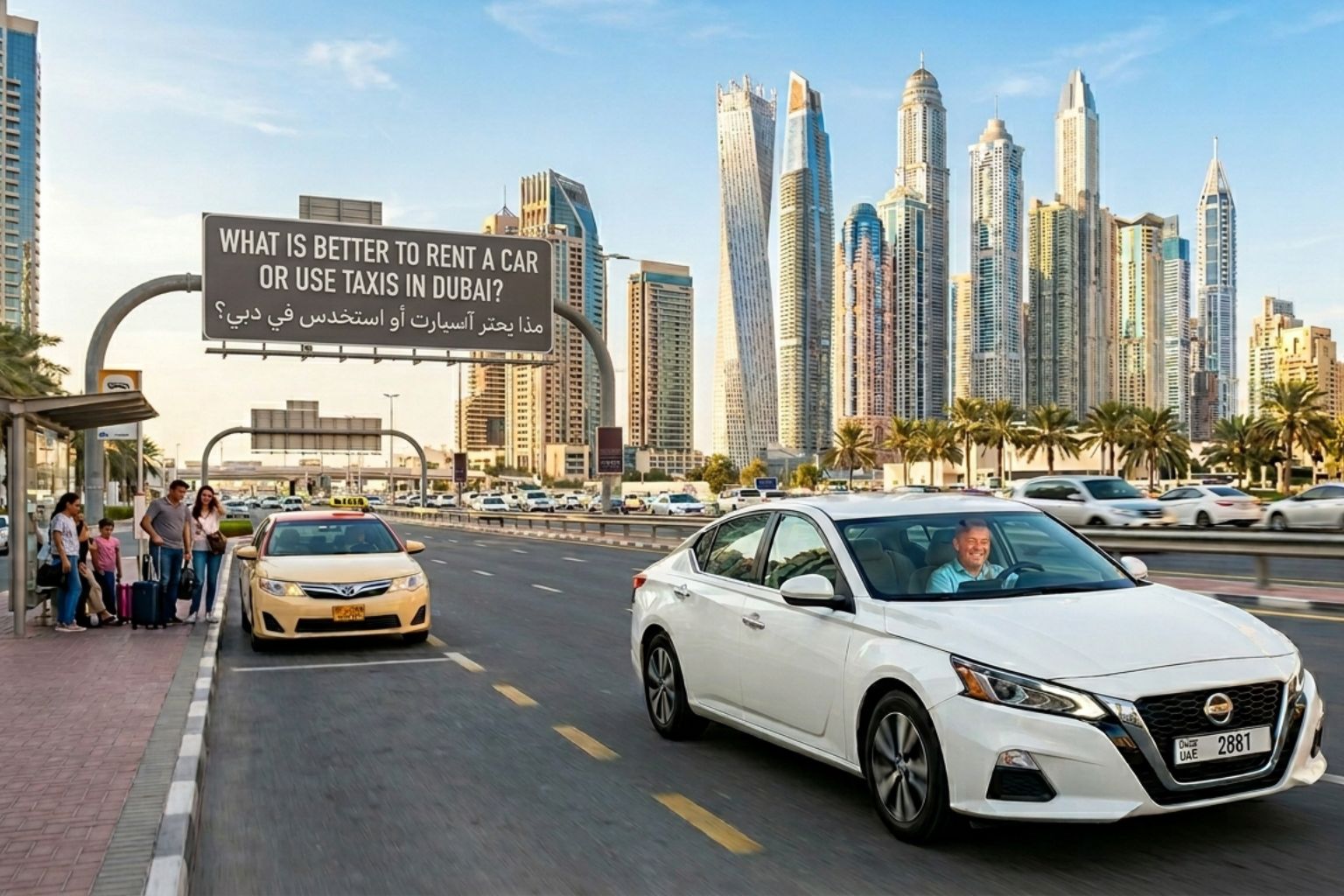 What Is Better to Rent a Car or Use Taxis in Dubai?